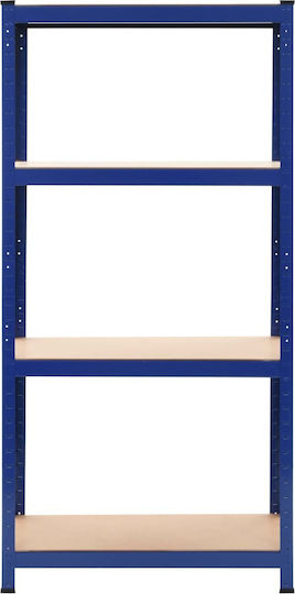 vidaXL Ραφιέρες Dexion Γαλβανιζέ 80x40x160εκ. με 3 Ράφια Συνολικής Αντοχής 960kg 2τμχ