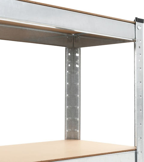 vidaXL Ραφιέρες Dexion Γαλβανιζέ 75x30x172εκ. με 4 Ράφια Συνολικής Αντοχής 1500kg 3τμχ
