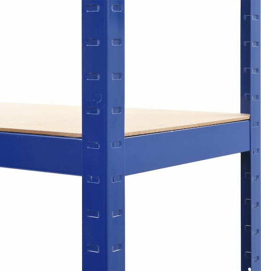 vidaXL Ραφιέρες Dexion Γαλβανιζέ 80x40x160εκ. με 3 Ράφια Συνολικής Αντοχής 960kg 2τμχ