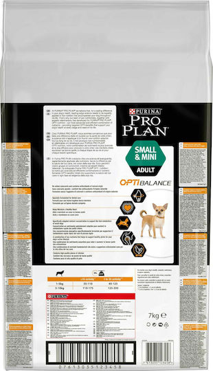 Pro Plan OptiBalance 7kg Dry Food for Adult Small Breed Dogs with Chicken