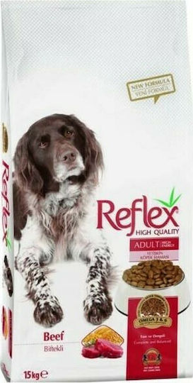 Reflex High Energy Beef Adult Dog Complete Food Active Adult Dogs Beef 15 Kg