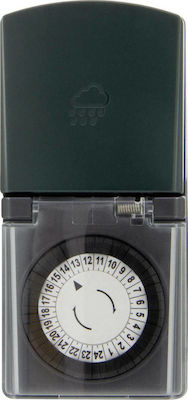 REV Mechanical Timer Socket Daily Outdoor IP44