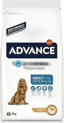 Advance Advance Adult Medium 14kg Trockenfutter für erwachsene Hunde mittlerer Rassen mit Huhn und Reis