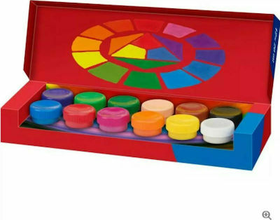 Faber-Castell Tempera Tempera Colour Paint Jar 20ml Multicolour 12pcs