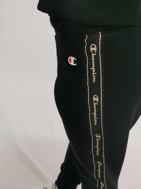 Kinder Trainingshose Schwarz 1Stück Rib Cuff