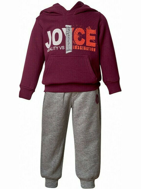 Joyce Kinder Sweatpants Set - Jogginganzug Burgundisch 2Stück