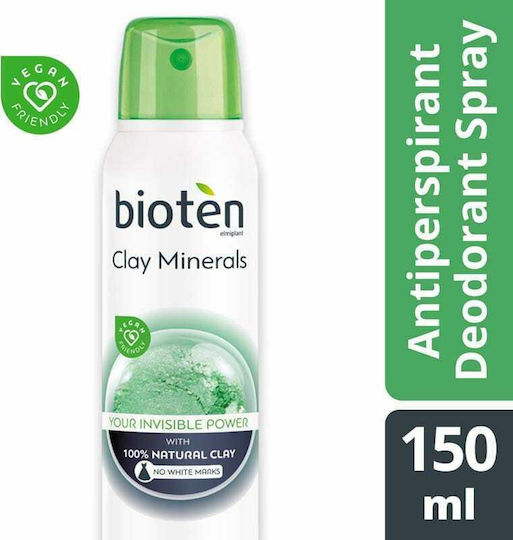 Bioten Clay Minerals 48h Deodorant Your Invisible Power 48h Αποσμητικό 48h σε Spray 150ml