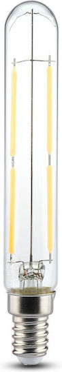 V-TAC VT-2204 LED Bulb 4W 135mm for Socket E14 and Shape T20 Cool White 400lm