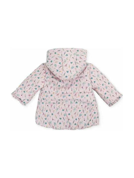 Tutto Piccolo Kinderjacke Kurz mit Kapuze Rosa