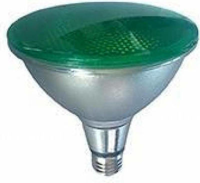 Eurolamp Λάμπα LED για Ντουί E27 και Σχήμα PAR38 Πράσινο 1350lm