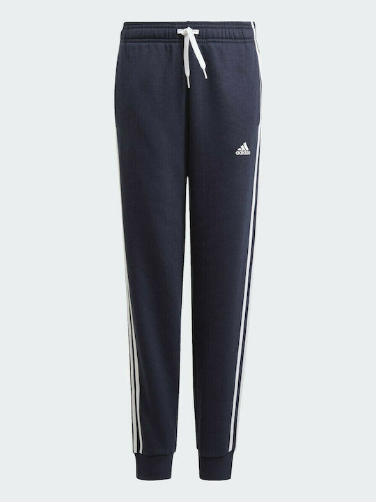 Pantaloni De Trening Pentru Copii Albastru Marin Essentials 3-Stripes