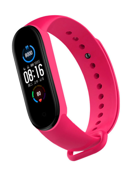 Strap Silicone with Pin Fuchsia (Mi Band 3/Mi Smart Band 4)