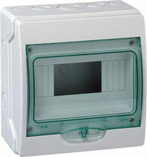 Schneider Electric Kaedra Wall mounted Waterproof 8-Elements Fuse Box with 1 Row W195xH200xD112mm