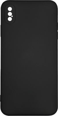 Sonique Liquid Back Cover Silicone Black (iPhone XS Max) 46-61697