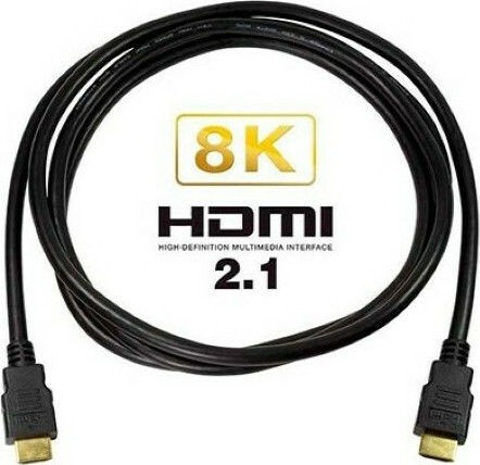 LogiLink HDMI 2.1 Ultra High Speed 48Gbps 4K 120Hz HDR VRR Cable HDMI Male - HDMI Male 3m Black