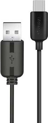 iXchange USB 2.0 Cable USB-C male - USB-A male Black 1m