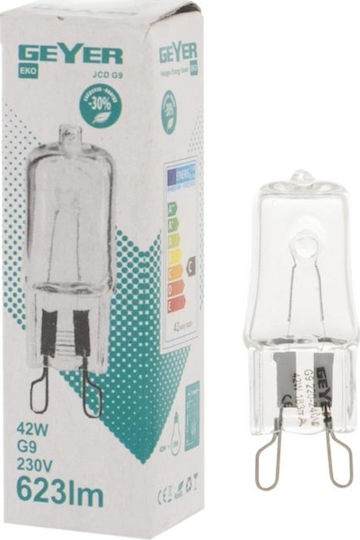 Geyer Halogen Lamp for Socket G9 with Power 42W 230V