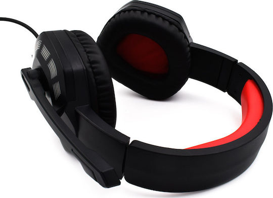 Andowl Q-E6 Über Ohr Gaming-Headset mit Verbindung 3,5mm / USB Schwarz
