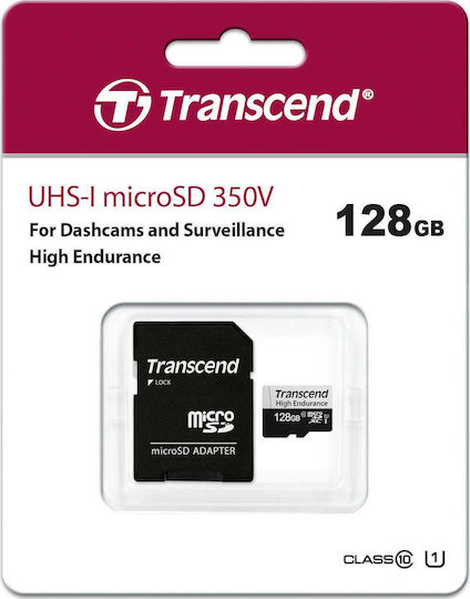 Transcend 350V microSDXC 128GB Class 10 U1 UHS-I