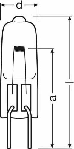 Osram Halogen Lamp G6.35 50W