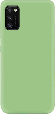 Sonique Liquid Back Cover Silicone Green (Galaxy A41) 46-61466