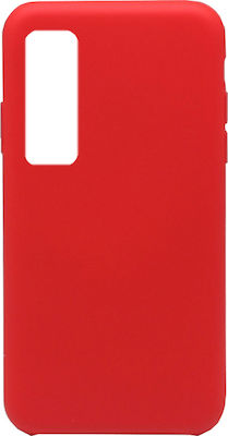 Soft Touch Silicone Back Cover Red (Xiaomi Mi Note 10 Lite)