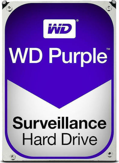 Western Digital Purple Surveillance 6TB HDD Hard Drive 3.5" SATA III 5700rpm with 128MB Cache for Recorder WD62PURZ