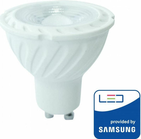 V-TAC VT-227D LED Bulb 6.5W for Socket GU10 and Shape MR16 Cool White 450lm Dimmable