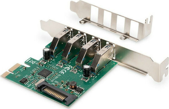 Digitus Κάρτα PCIe σε 4 θύρες USB 3.0
