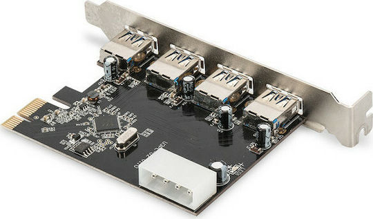 Digitus Κάρτα PCIe σε 4 θύρες USB 3.0