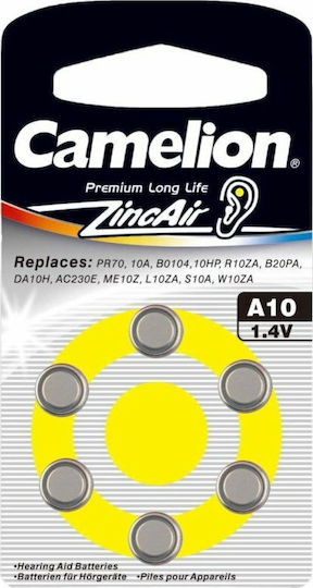 Camelion Μπαταρίες Ακουστικών Βαρηκοΐας 10 1.4V 6τμχ