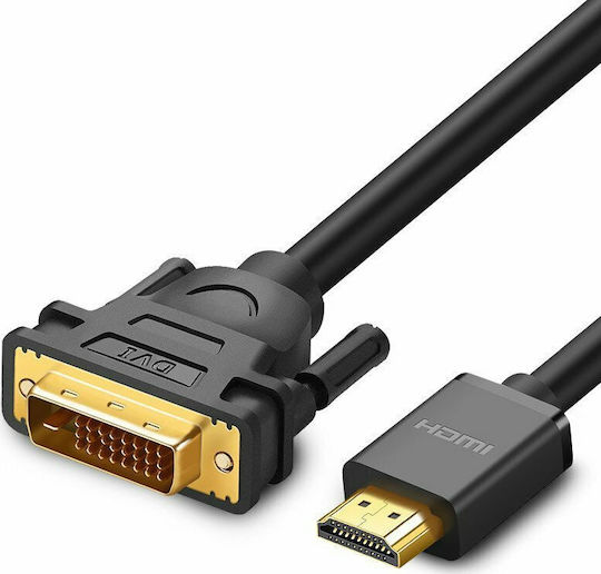 3m DVI-D male to HDMI male Cable Black ()