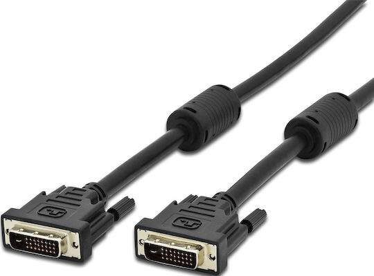 Digitus AK-320101-020-S 2m DVI-D male to DVI-D male Cable Black (AK-320101-020-S)