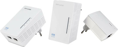 TP-LINK TL-WPA4220T KIT v4 Powerline Triple Wi‑Fi 4 and 2 Ethernet Ports