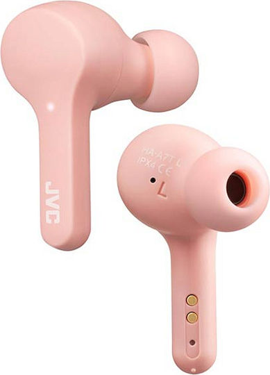JVC HA-A7T In-ear Bluetooth Handsfree Căști cu Rezistență la Transpirație și Carcasă de Încărcare Roz