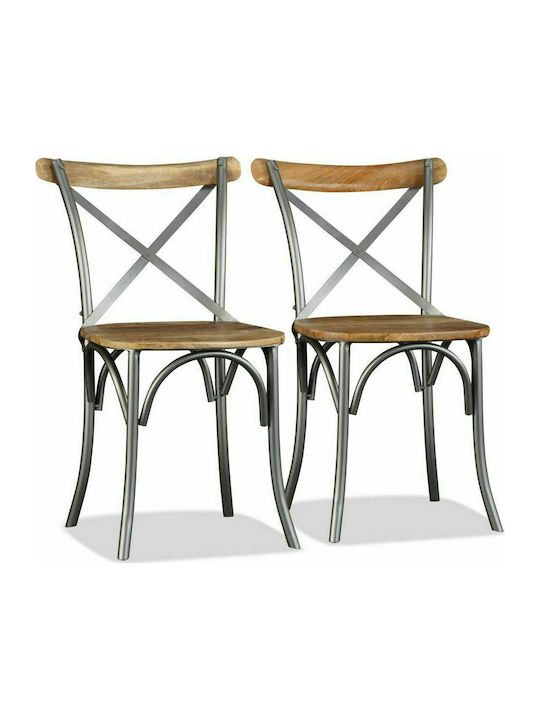 Stühle Cafe Mango / Steel 4Stück 51x52x84cm