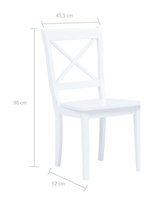 Столички Кафене Бели 6бр 45.5x52x90бр