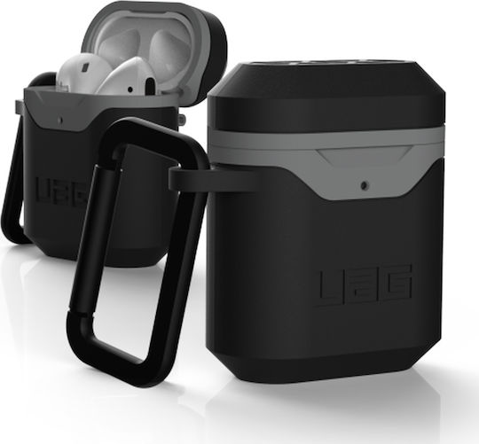 UAG Standard Issue Hard Θήκη Πλαστική με Γάντζο σε Μαύρο χρώμα για Apple AirPods