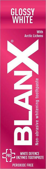 Blanx Glossy Pink White Defence Enzymes Toothpaste for Whitening 75ml