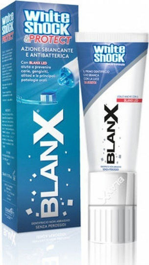 Blanx White Shock Protect With LED Pastă de dinți pentru Albire 50ml