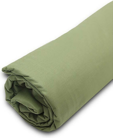 Sunshine Sheet Super-Double with Elastic 160x200+40cm. Menta 152 11 Olive