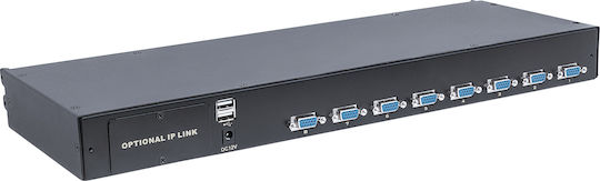 Intellinet Modular 8-Port VGA KVM Switch