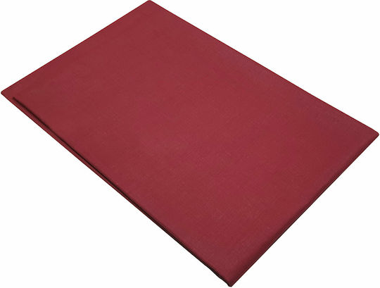 Le Blanc Cotton Line Σεντόνι Διπλό με Λάστιχο 150x200+20εκ. Κόκκινο