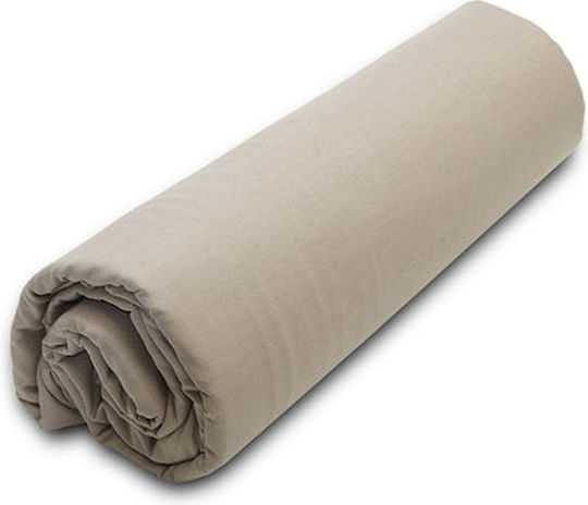 Sunshine Sheet Super-Double with Elastic 160x200+20cm. Menta 152 Mocha 23