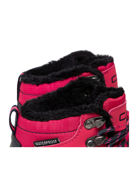 Kids Waterproof Hiking Boots Pink 31Q4954