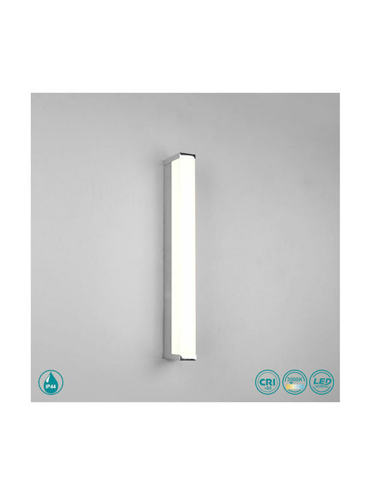 Trio Lighting Fabio Classic Lamp Bathroom with Socket W4.3 Silver 42cm