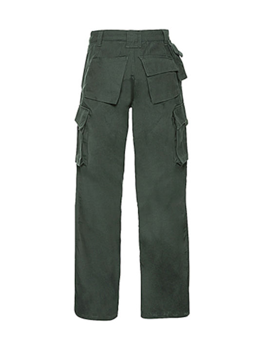 Russell Athletic Lange 30 Work Trousers Green R-015M-0