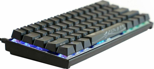 Ducky Mecha Mini Gaming Μηχανικό Πληκτρολόγιο 60% με Cherry MX Brown διακόπτες και RGB φωτισμό (Αγγλικό US)