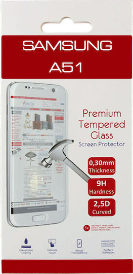 Volte-Tel Full Glue Full Face Tempered Glass (Galaxy A51)