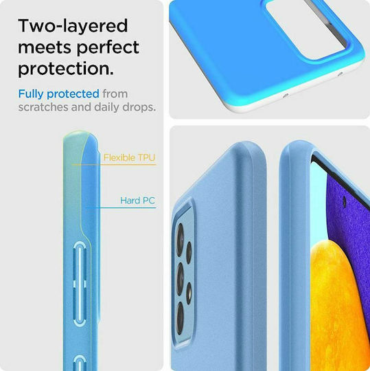 Spigen Thin Fit Silicone Back Cover Blue (Galaxy A52 / A52s)